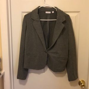 New York and company sweatshirt blazer large